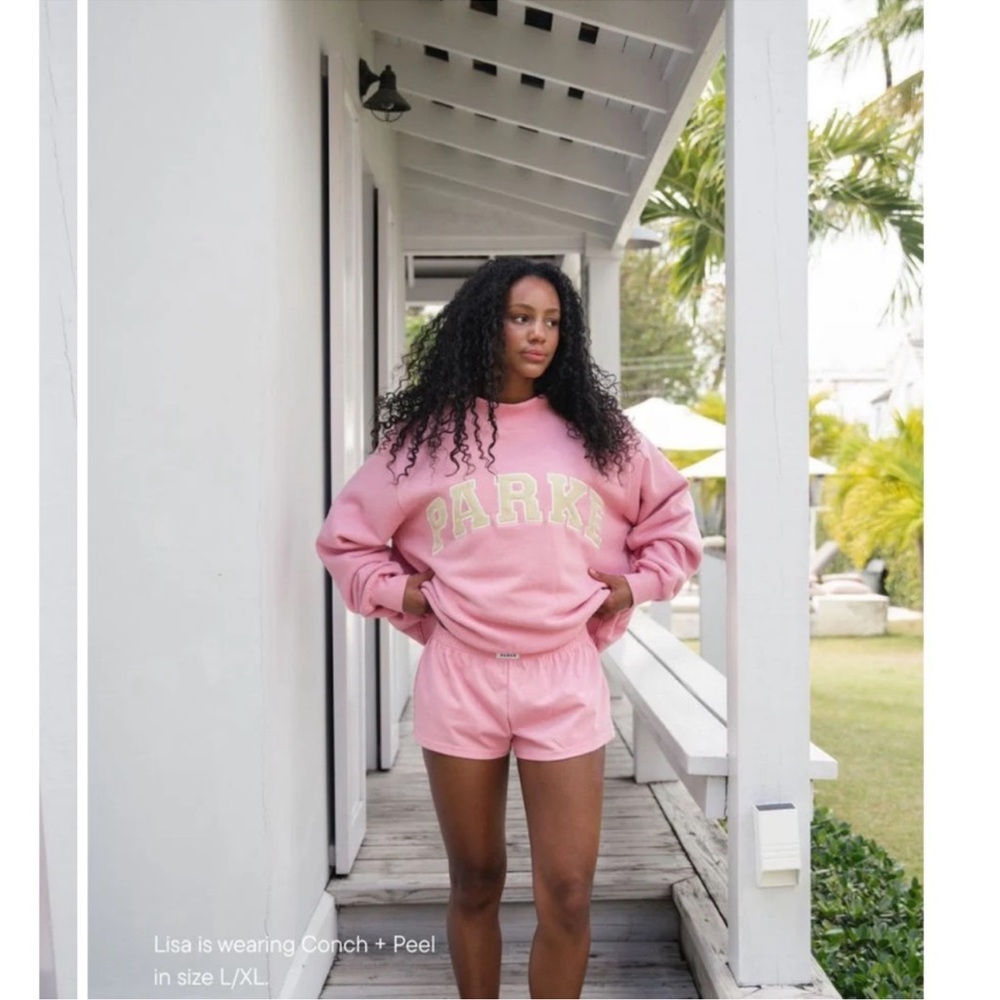 Pink parke mockneck!!!